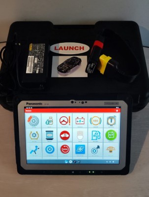 Oferta Kit Tester Diagnoza Auto LAUNCH V+ Easydiag &amp;amp; Tableta Thoughbook Panasonic Cf20 I5, 8/256 Gb, Service Auto: Diagnoza, Programari, Limba Romana foto