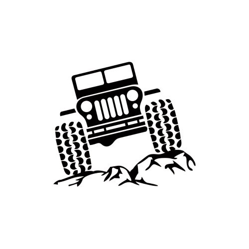 Abtibild &quot;VEHICUL 4x4&quot; diverse culori Cod: J108-13 Automotive TrustedCars