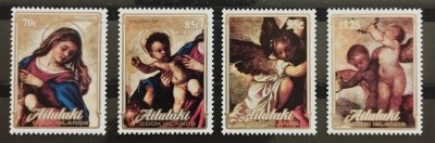 BC635, Aitutaki 1989, serie picturi, Craciun foto