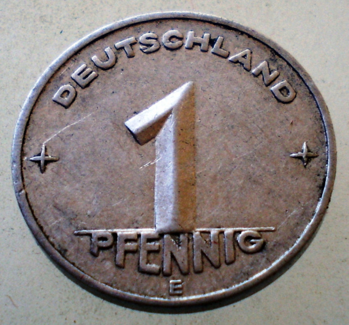 1.969 GERMANIA RDG DDR 1 PFENNIG 1953 E MULDENH&Uuml;TTEN