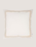 Fata de perna Case, bumbac/poliester, alb, 45 x 45 cm