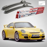 Cumpara ieftin Ștergătoare Porsche 911 GT3 997.1 2006-2009 | Set Față Flat &ndash; TeamCar&reg;