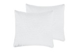 Cumpara ieftin Set 2 Perne Albe 70x70 Belina, microfibra, lavabile la masina- Hipoalergenice