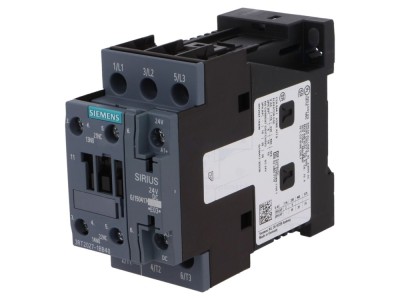 Contactor 3-polar 24V DC 32A foto