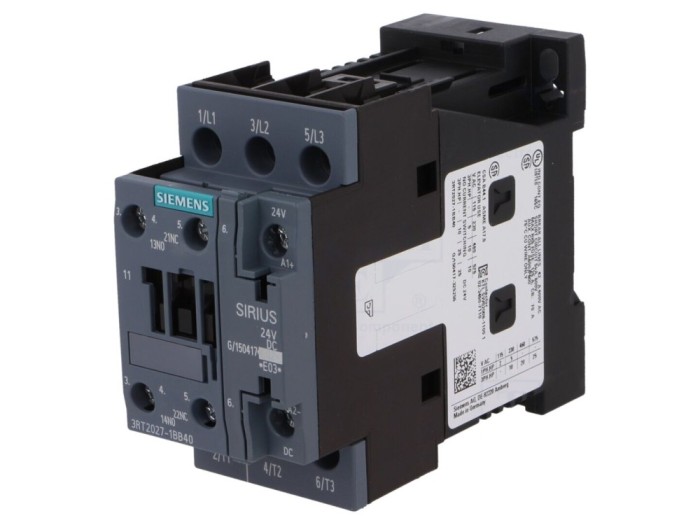 Contactor 3-polar 24V DC 32A
