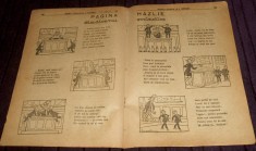 Revista copiilor si tinerimei Nr 19/1920, BD benzi desenate V.I. Popa, Petrescu