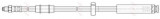 Conducta / cablu frana PEUGEOT BOXER platou / sasiu (ZCT) (1994 - 2002) TRW PHB301