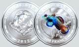 Burundi 100 Francs 2015 UNC, Moneda Straina Colorata cu Peste Mandarin