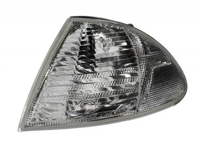 Lampa semnalizare fata Bmw Seria 3 (E46), Sedan/Combi, 06.1998-09.2001, fata, Stanga, PY21W; alb; cu suport becuri, TYC foto