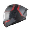 Casca modulabila MT Atom 2 SV Emalla B15 gri/rosu mat (ochelari soare integrati) Pinlock Ready, MT Helmets