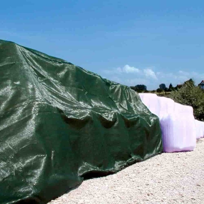 Plasă protecție baloți f&acirc;n, 8 x 25 m, 200m&sup2;, UV-rezistentă