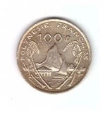 Moneda Polinezia Franceza 100 francs/franci 2009, stare buna, curata