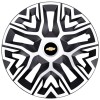 Set 4 Capace Roti 14 &quot; Best Alb-Negru, Compatibile Cu Chevrolet