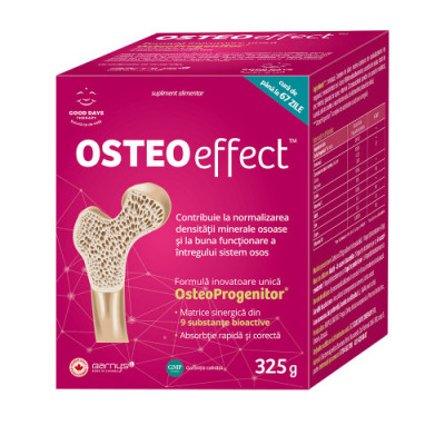 Supliment Alimentar OsteoEffect 325gr Good DaysTherapy foto