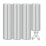 Set 100 Inele Deschise 20mm - Conectori Metalici pentru Brelocuri, Pandantive, Bijuterii si Mestesuguri