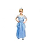 Costum carnaval Printesa Albastra 110/120 cm (5-6 ani) pentru Copii