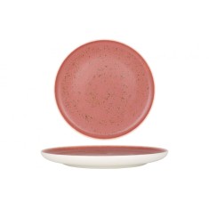Rinart Farfurie pentru cină - Rosa - Porţelan - 25 cm - set de 6