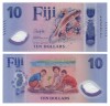 FIJI █ bancnota █ 10 Dollars █ 2026 █ P-126 █ POLYMER █ UNC █ necirculata