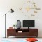 vidaXL Ceas de perete 3D, auriu, 100 cm, XXL, design modern