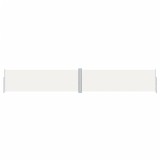 Cumpara ieftin Copertina laterala retractabila, crem, 160x1000 cm