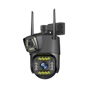 Camera de Supraveghere, 2 Ecrane, Inteligenta 350, WIFI + Cablu Lan, 4K, 8 MP. foto