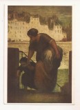 FA100 -Carte Postala- GERMANIA - Honore Daumier, Die Waschfrau - Louvre, Paris, necirculata