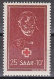 SAAR 1950 - Crucea Roșie, Cota 30 EURO, MNH