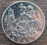 (S) MONEDE ANGLIA - 5 POUNDS 2005, COMEMORATIVA- 200 ANI DE LA BATALIA TRAFALGAR