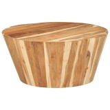 Cumpara ieftin Masuta de cafea, &Oslash;65x31 cm, lemn masiv de acacia