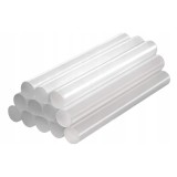 Set batoane transparente din silicon pentru pistol de lipit, 11x100 mm, 12 piese, Verke