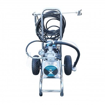 Pompa de vopsit airless profesionala cu membrana 2kW, 220V, debit 4 L/min, duza 521, presiune maxima 220 bar X D990