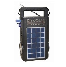 Incarcator Solar Universal Fepe FP-1771ULS-BT cu Lanterna si 2 Becuri Led Extensibile foto