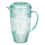 Ulcior din Plastic cu Capac, Verde Menta, Model Reliefat, 2.2L, CMCLASS