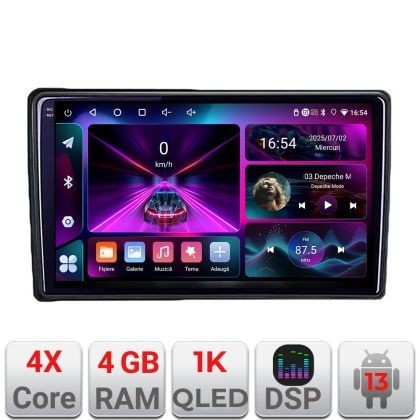 Navigatie Ford Transit Focus Kuga A-transit 4+64 InCell Display 1K Android Waze USB Navigatie Internet Youtube Radio CarStore Technology