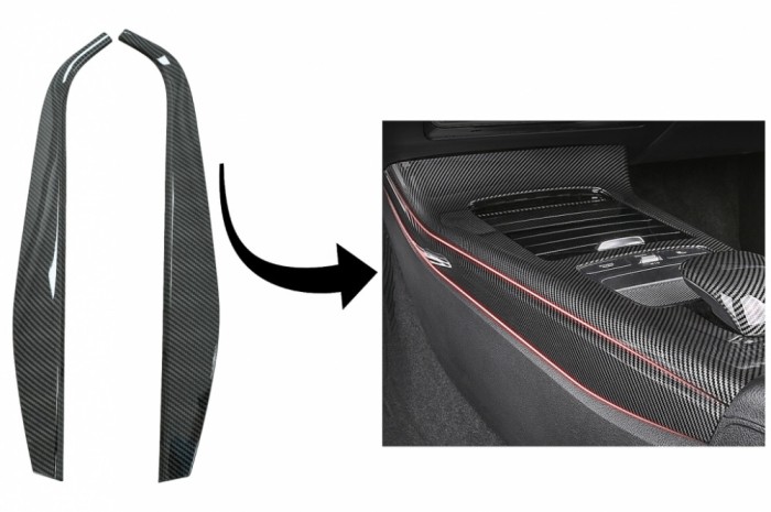 Ornamente interior Laterale Consola Mercedes A-Class W177 V177 (2018-Up) Carbon Performance AutoTuning