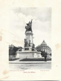 Statuia Ion Bratianu Col. A. Antoniu, Necirculata, Printata