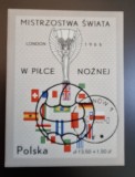 Polonia stampilat 1966 - colita - Campionatul mondial de fotbal Anglia