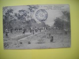 HOPCT 509 H LUCRATORII LINIILOR FERATE KATANGA ELISABETHVILLE IN 1918 -CONGO BELGIAN-AFRICA --CIRCULATA