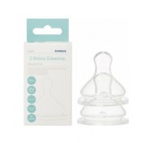 Korres Agali Tetine din Silicon de Flux Mediu pentru 3+ luni 2buc
