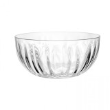 Bol cu un singur strat, flippy, pentru fructe, legume, snacks, 22.4x9 cm, transparent
