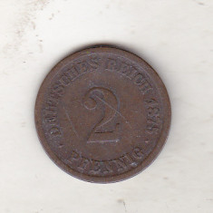 bnk mnd Germania 2 pfennig 1875 D