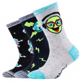 șosete Skechers 3PPK Boys Casual Space and Smileys Socks SK41060-5801 multicolor