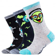 șosete Skechers 3PPK Boys Casual Space and Smileys Socks SK41060-5801 multicolor foto