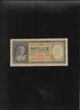 Bancnota Italia 1000 Lire 1947, Seria 041865, Raritate cu Graffiti