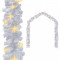 Ghirlanda de Craciun cu lumini LED, alb, 10 m