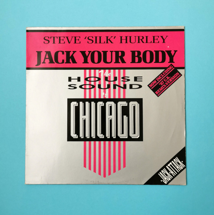 Disc placa vinil vinyl Steve Silk Hurley Jack Your Body chicago house 1987