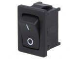 Comutator Rocker SPST ON-OFF 10A 250V Negru IP40