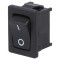 Comutator Rocker SPST ON-OFF 10A 250V Negru IP40