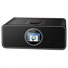 Aparat radio internet Sencor, 14 W, Wi-Fi, DAB+, 26.000 posturi, ecran LCD 2.4 inch, Bluetooth, USB, dimmer, telecomanda, Black