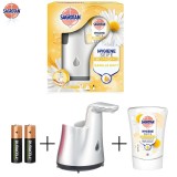 Set dispenser sapun lichid Sagrotan, 250ml - compatibil cu DETTOL